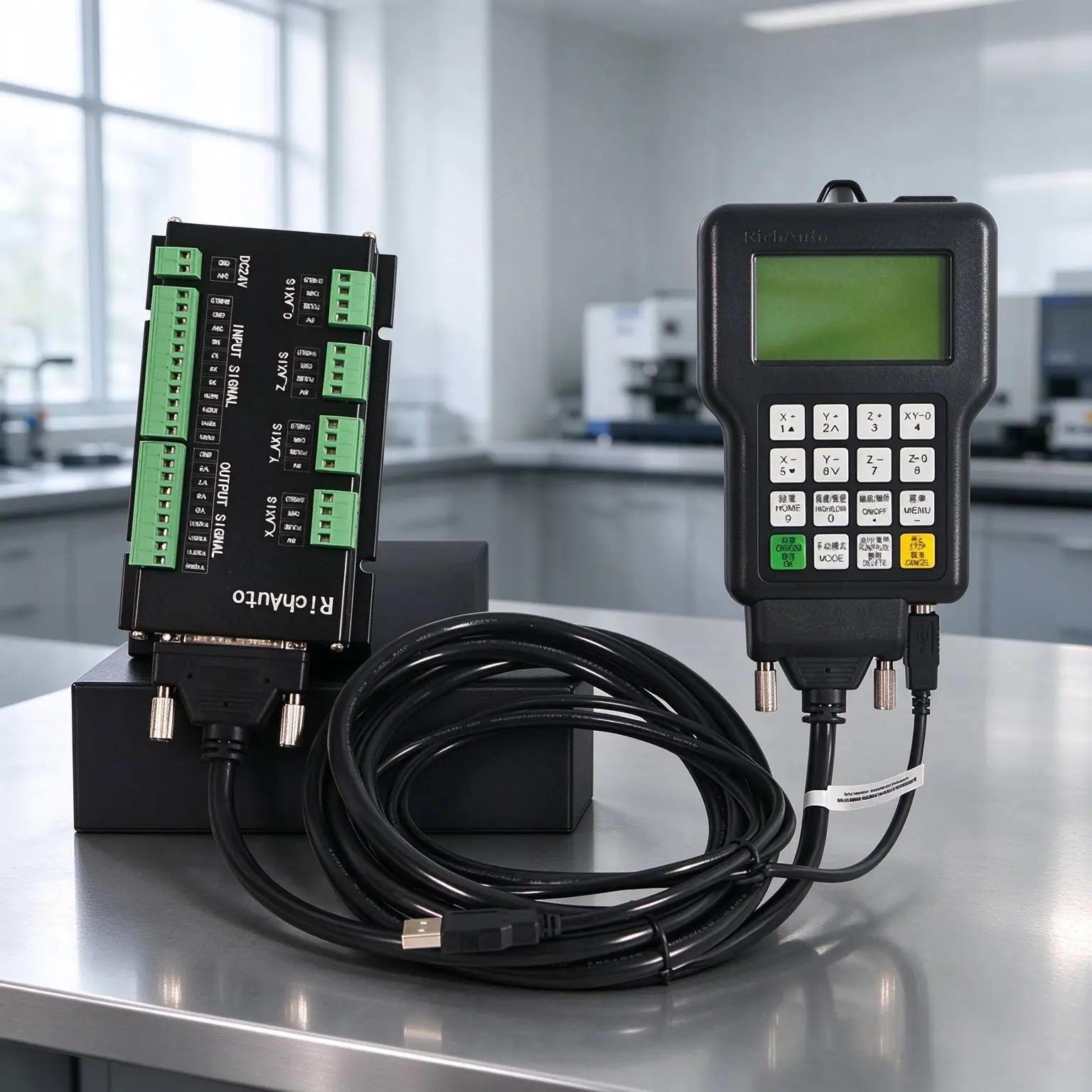 Richauto Dsp A11 A11S Cnc Controller Hand Remote For Cnc Router Diy Engraver Milling Motion Control Equipment