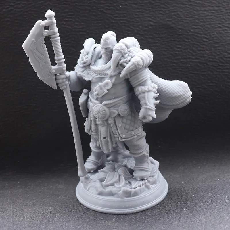 1/ 35 50mm 1/24 75mm 1/18 100mm Resin Model Kits Tribal Lord King Warrior Figure Unpainted No Color RW-1017