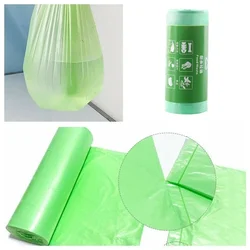 30 Uds bolsas biodegradables portátil Camping Festival inodoro hogar limpieza compostaje bolsa biodegradable 45x55cm buen hogar