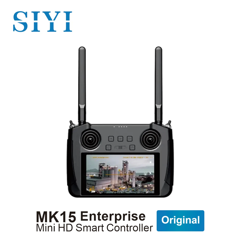 SIYI MK15 Mini HD Handheld Enterprise Smart Controller with 5.5 Inch LCD Touchscreen 1080p 60fps FPV 180ms Latency 3.5KM CE FCC