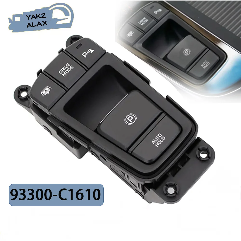 Car Accessories Electronic Parking Brake Auto Hold Switch Button for Hyundai Sonata LF 2015 2016 93300-C1610 93300C1610