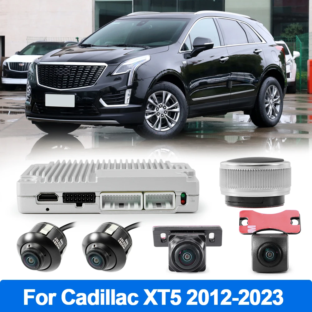 Super 3D Panoramic Car Bird Spot Aerial View System for Cadillac XT5 2012 2013 2014 2015 2016 2017 2018 2019 2020 2021 2022 2023