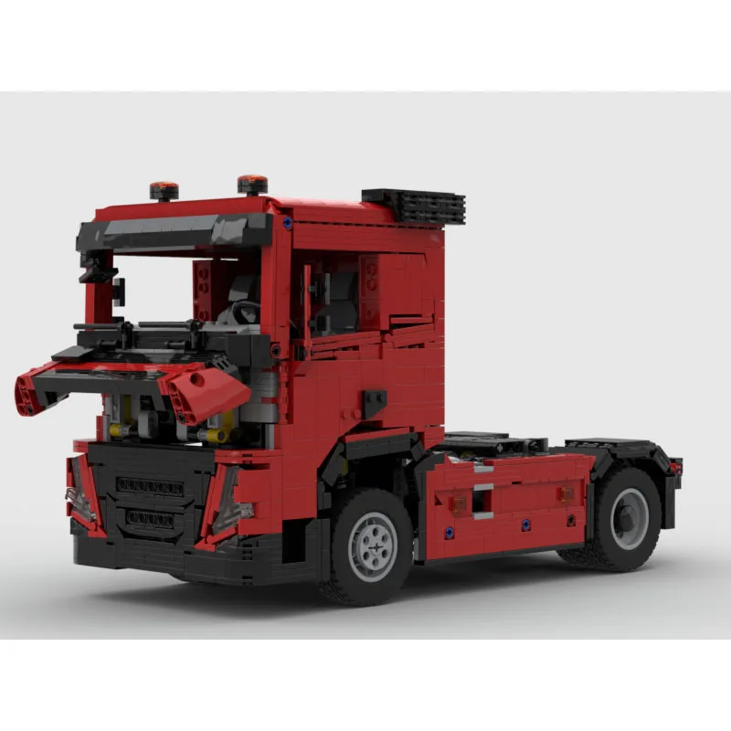 MOC-111309الكهربائية RC FM شاحنة الجمعية الربط اللبنات2477 بناء كتلة أجزاء الاطفال عيد ميلاد اللبنات لعبة الهدايا