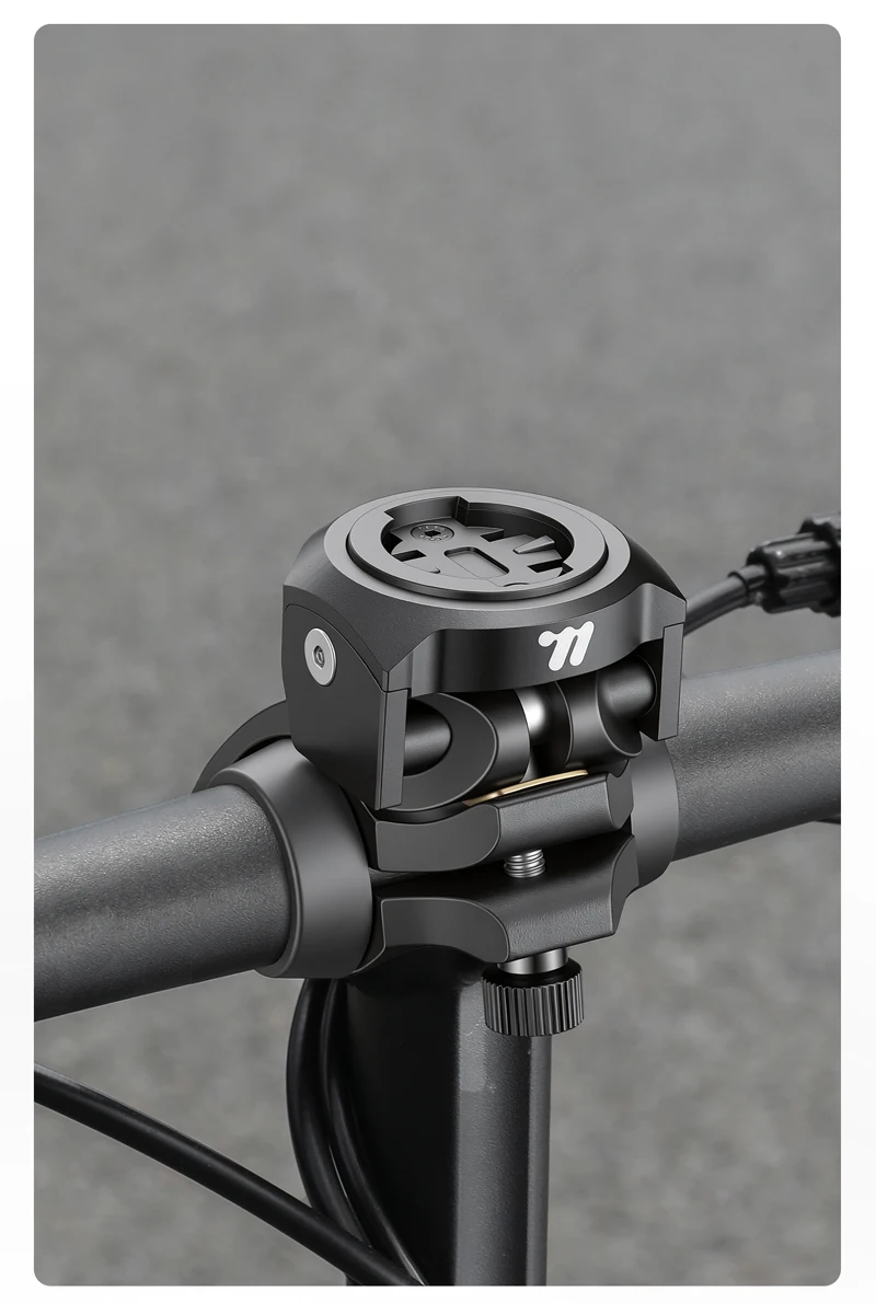 WEST BIKING Faltbarer Fahrradcomputerhalter CNC Aluminiumlegierung Lenkerhalterung für Dahon Brompton Garmin Fahrradzubehör – Detail 12