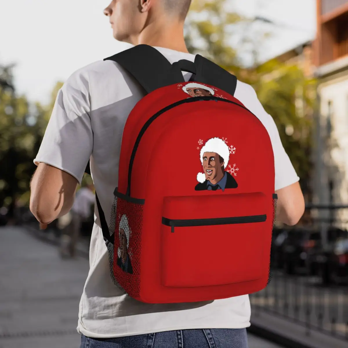 National Lampoon's Christmas Vacation Backpack Student BookBag Kids School Bag Computer Shoulder Bags for Boys Girls