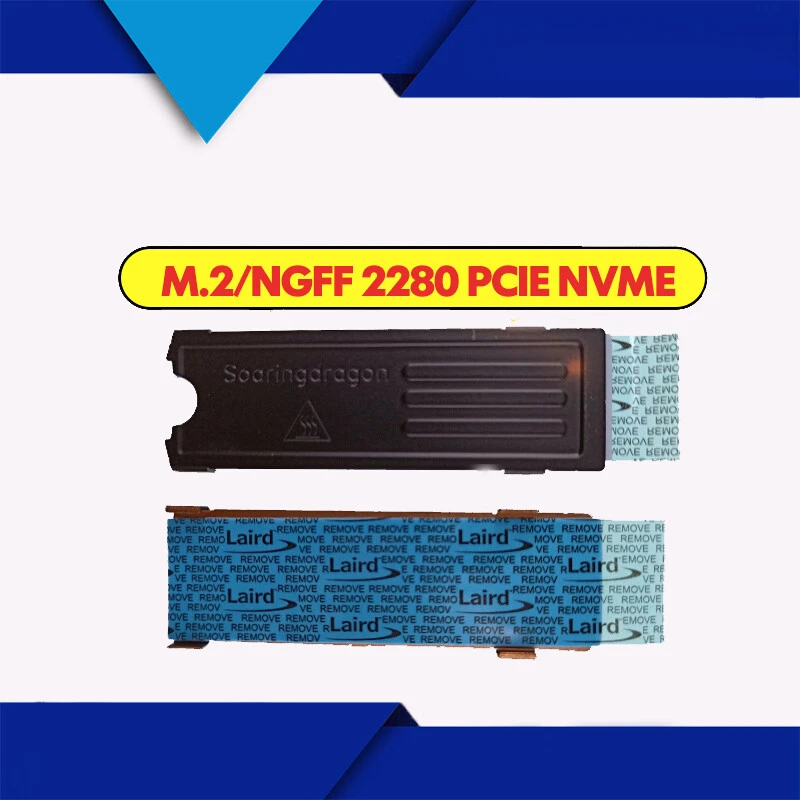 A+ SSD solid state hard drive heat sink 2280M.2 thermal pad nvme NGFF radiator