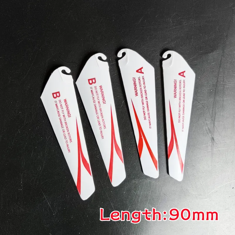 4pcs AB 9CM spare blades Fans Props for r/c mini helicopter rotor rc CH002 CH023 Drone Copter Toys Spare Parts Accessories