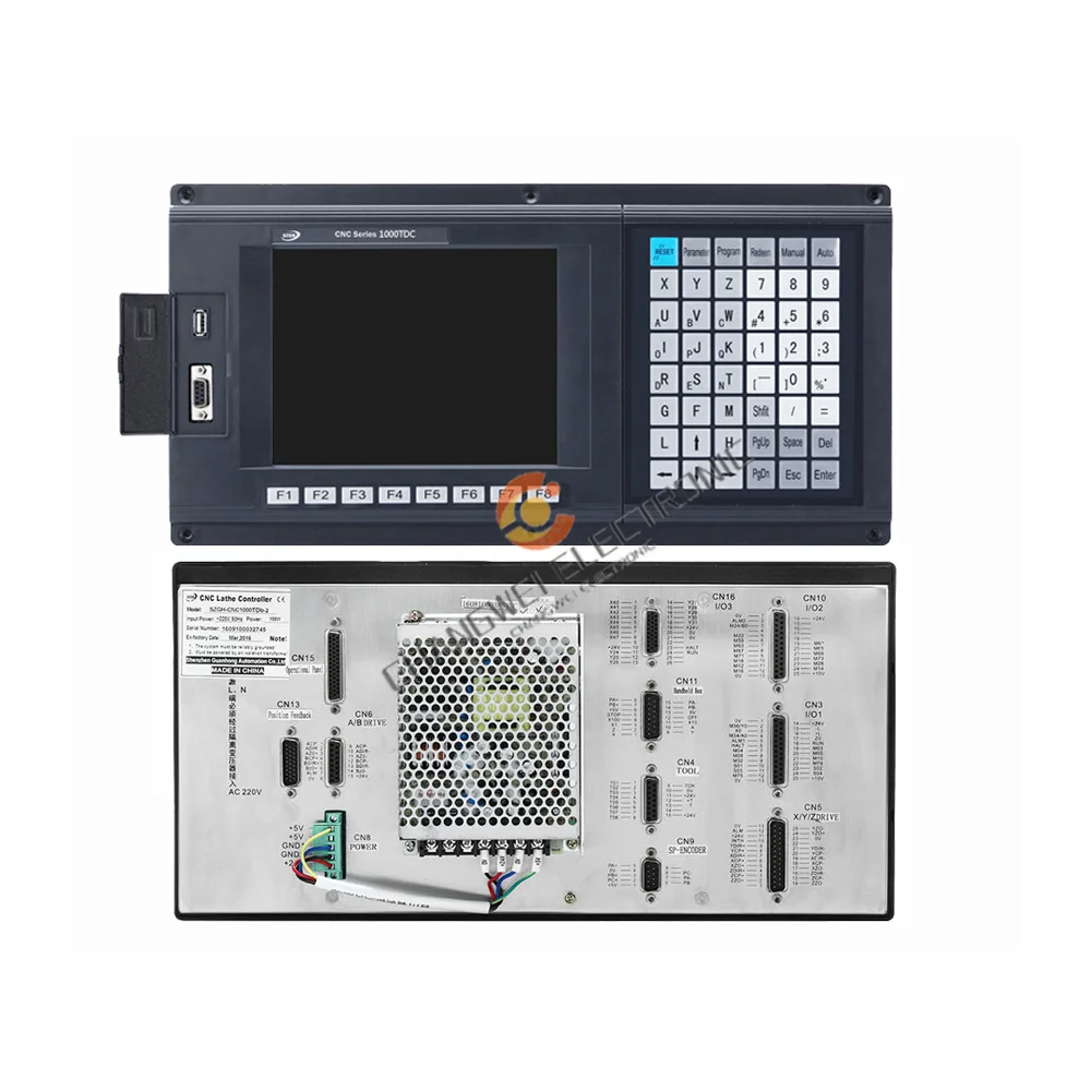 New SZGH-CNC1000tdb - 2 Axis Lathe and Turning USB CNC Controller Kit with B Panel, Arm+Dsp+Fpga