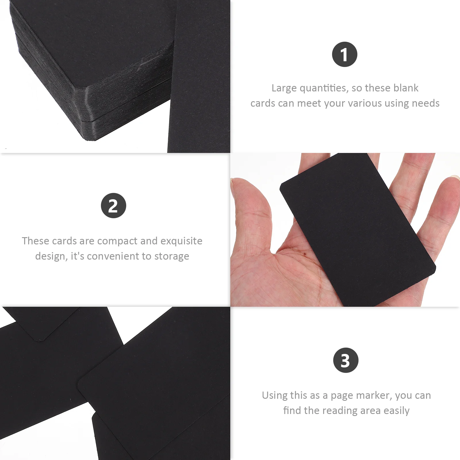 200 Pcs Postcard Empty Cards Graffiti Supply Student Accessory Double-side Blank