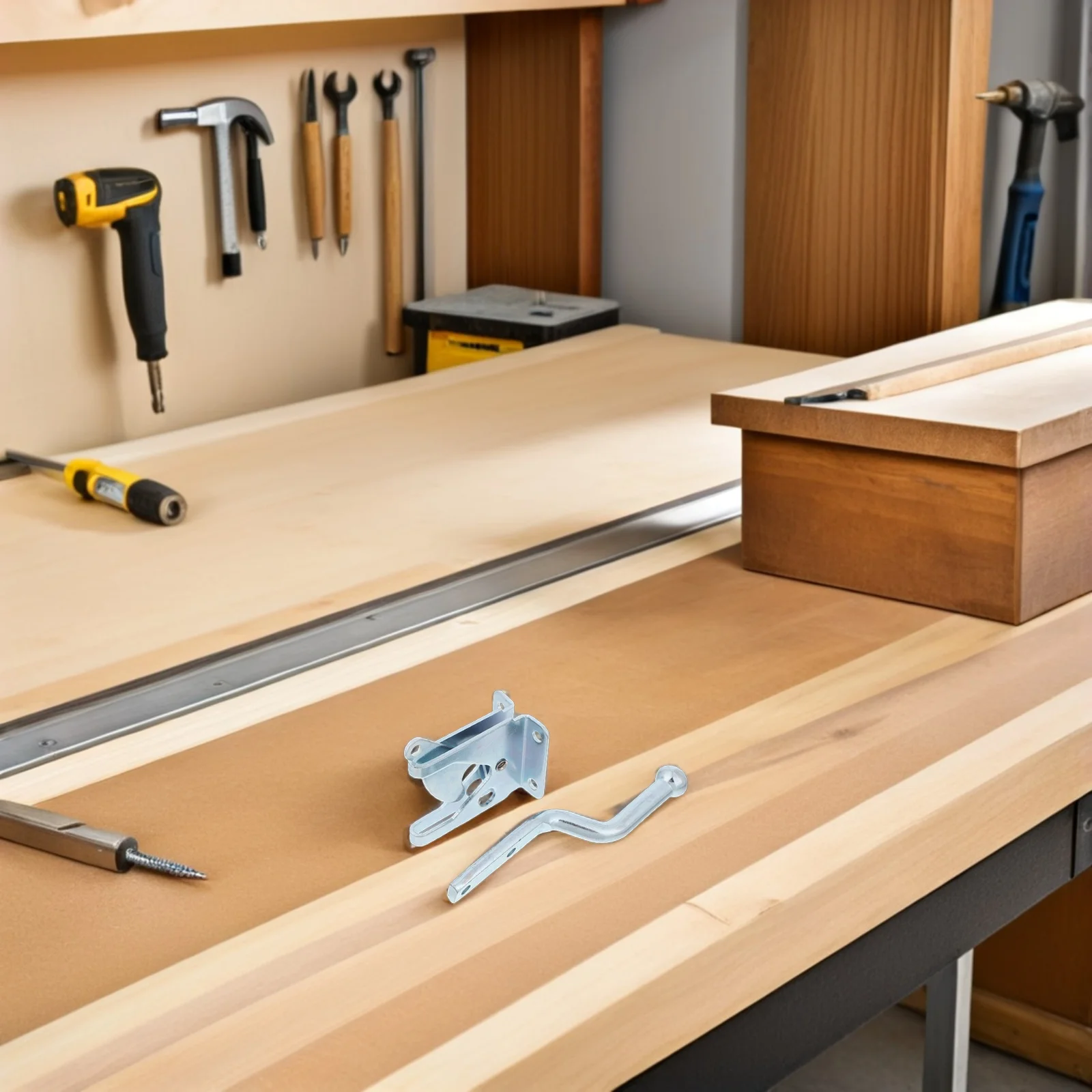 

Heavy Duty Fence Gate Lock Spring Loaded Door Latch with Pull Cable Outdoor Barn Farm Yard Garage Fence Hardware