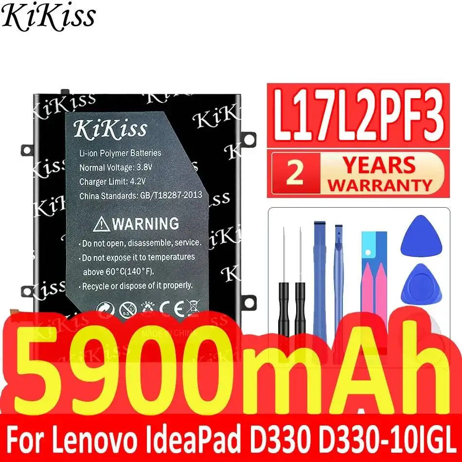 

Аккумулятор для планшета 5900 мАч для Lenovo Ideapad D330 D330-10IGL D330-10IGM L17L2PF3 L17M2PF3 L17S2PF3 L17D2PF2 L17C2PF1