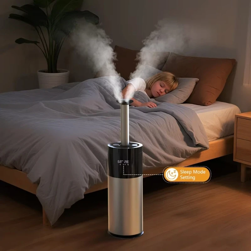 13L Top Filled Large Size Humidifier Smart 6 Gear Tower Cold Mist Humidifier Basement
