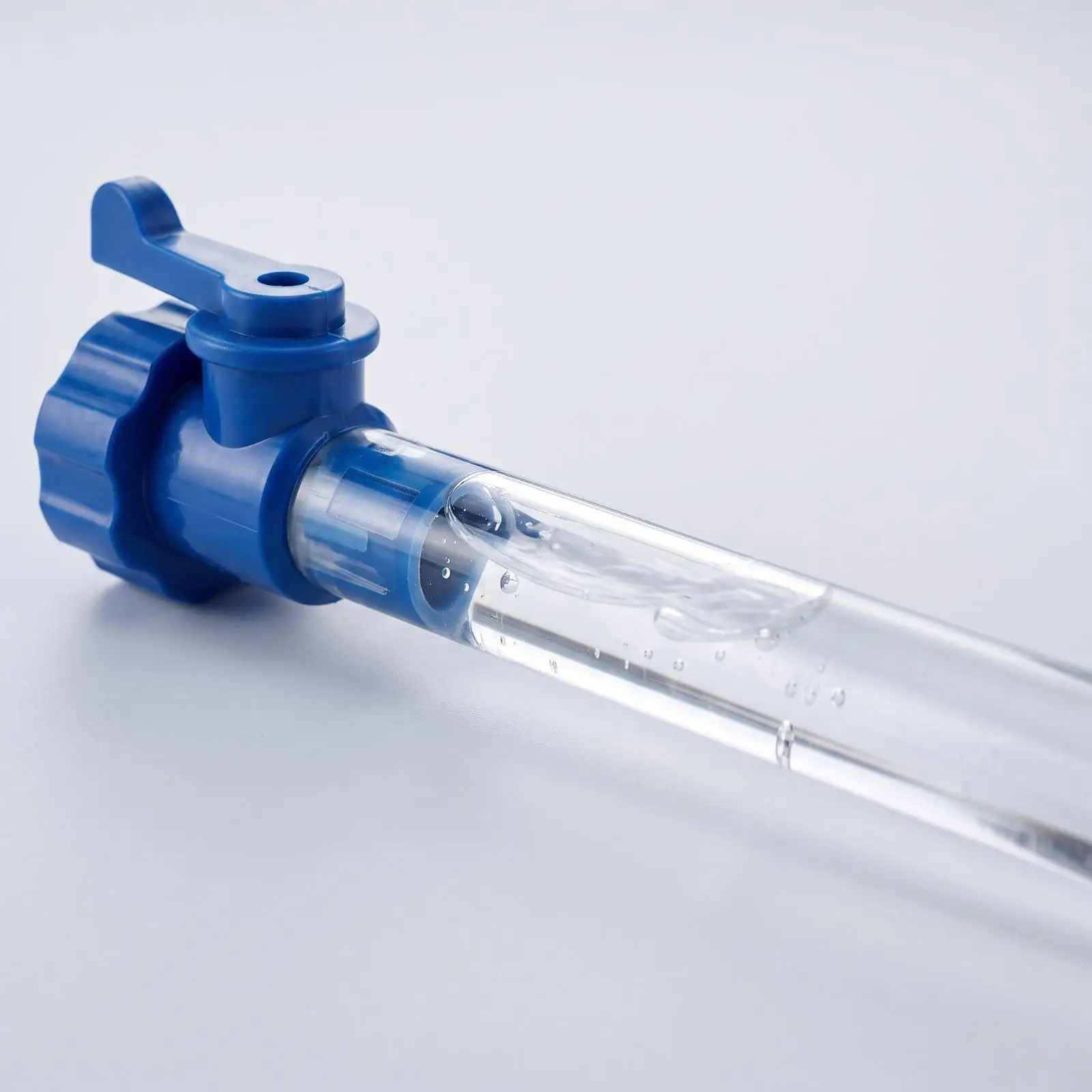 Vehicle Tank Filler Transparent 5 8 Inch Filler Tube Shutoff Water Flow Control Valve Connects to Standard Hose