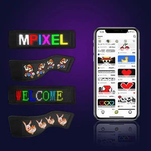 شاشة عرض LED قابلة للبرمجة مع التحكم في التطبيق RGB الرسائل التمرير LED متجر السيارات تسجيل لوحة لينة مرنة لوحات العرض الرقمية أفضل 7 مبيعات شاشة LED مرنة - رقم 6