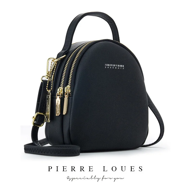 1555 Soft Leather Backpack Purse -theft Backpacks Versatile Shoulder Girls Fashion Backpack Purse Leather Mini Backpack Purse For  main image 2