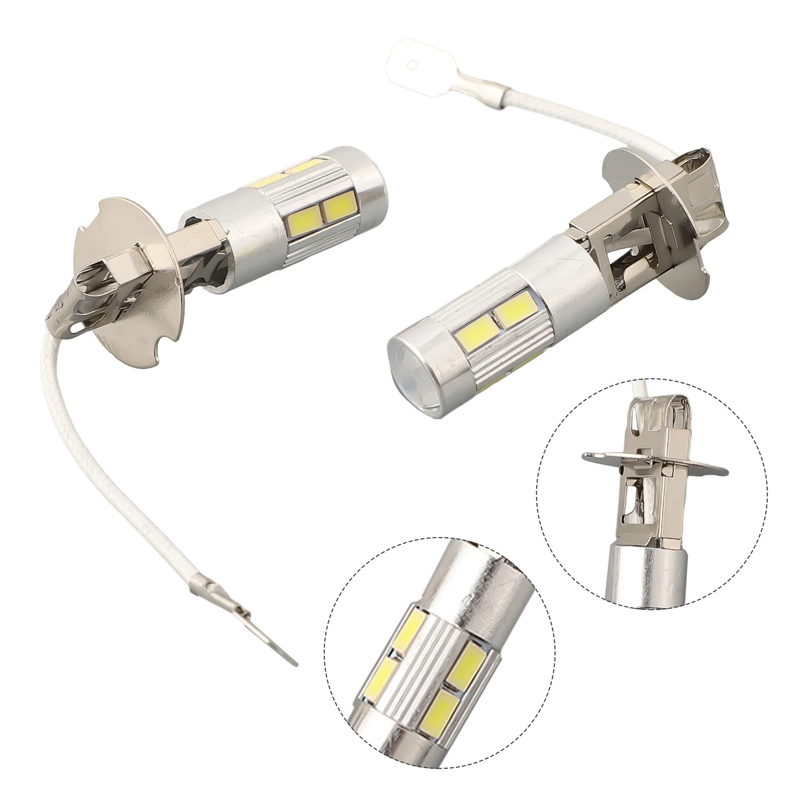 Brand New Car Fog Light LED Car Bulbs White Light LED Bulb Fitment Aluminum Alloy Auto Lamp  Brand New Car Fog