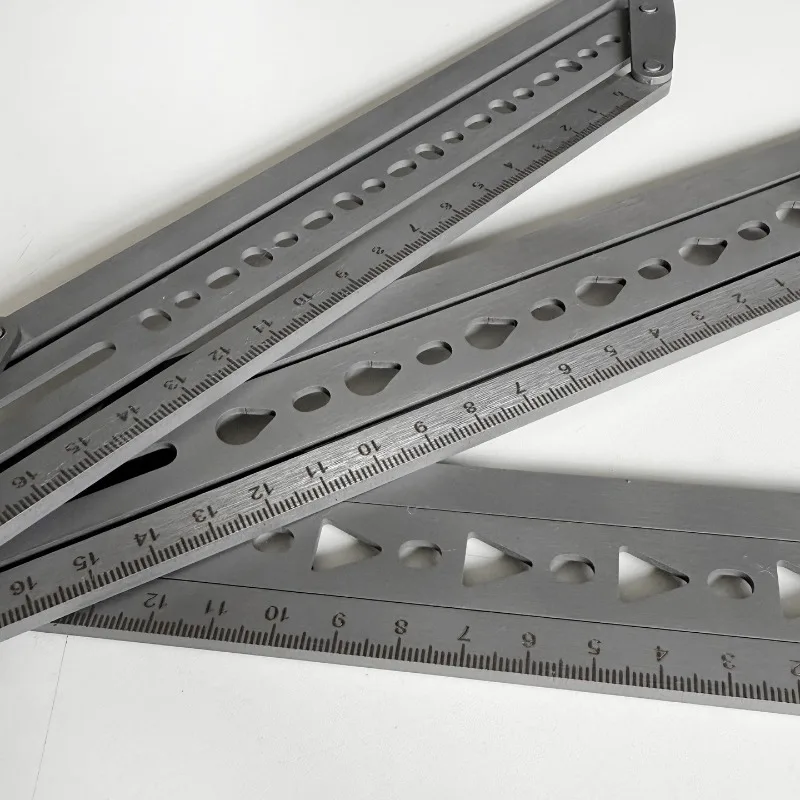 Gürtel-Hilfspositionierungs-Lochzange, verstellbare Lochabstandsvorlage, professionelles handgefertigtes Leder-DIY-Werkzeug – Detail 5