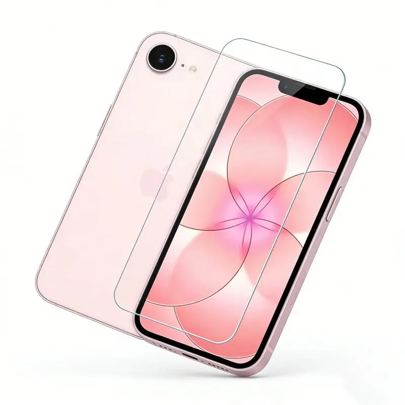 

For Apple iPhone 17 e Black Edge Clear 9D Tempered Glass Screen Protector for iPhone17 17e Anti Blue Protective Front Film