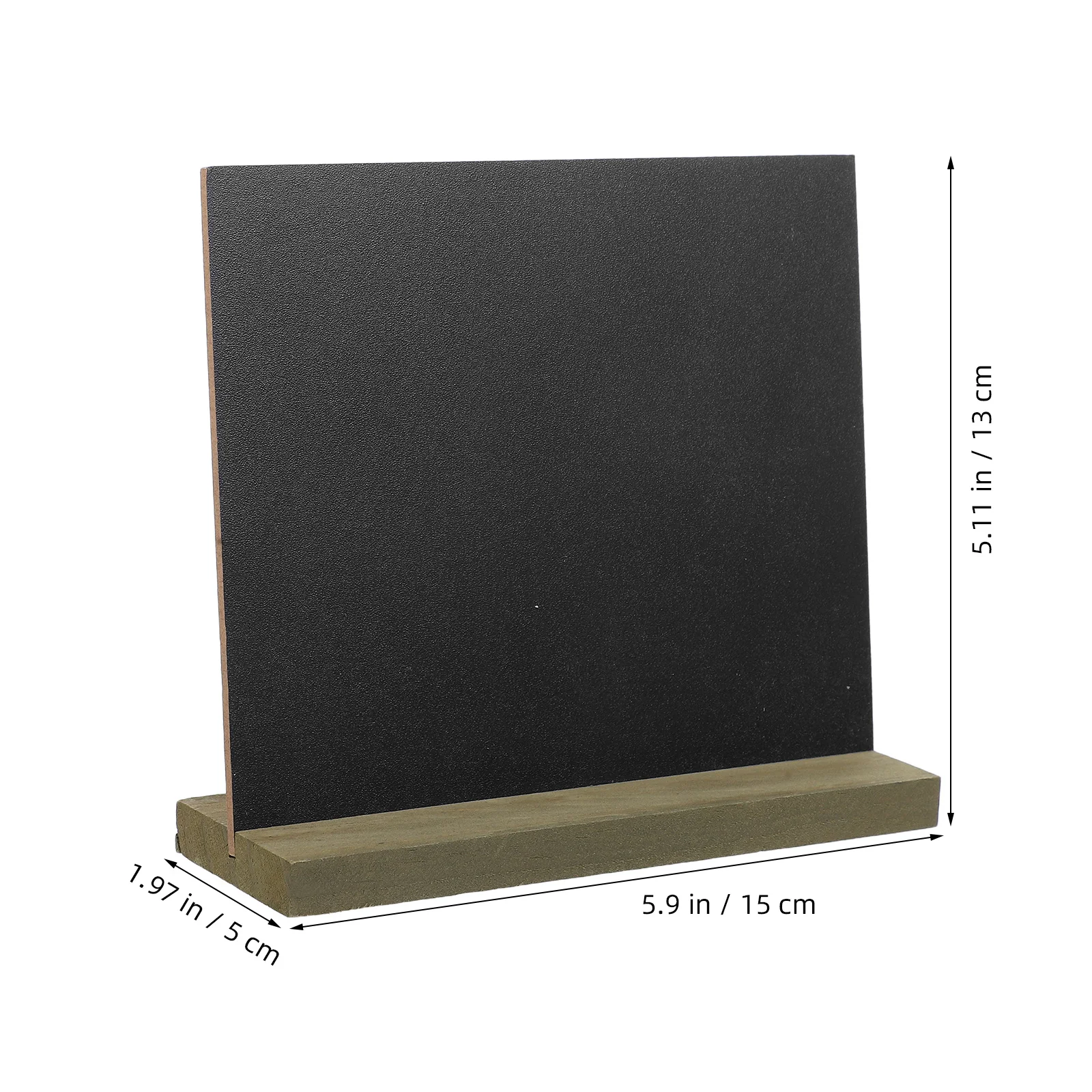 2 قطعة علامات السبورة الصغيرة ذات الطراز القديم حامل خشبي أرقام الطاولة علامات الطعام ديكور الزفاف رسالة مجلس عرض الحدث #5