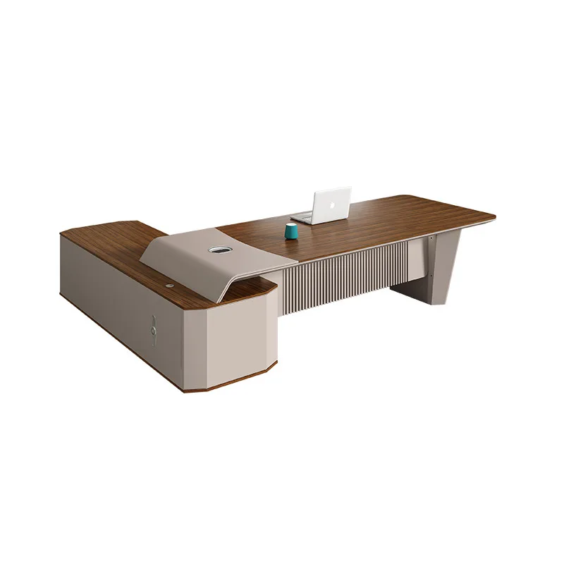 Boss table high-end atmospheric desk simple modern desk office table and chair combination furniture