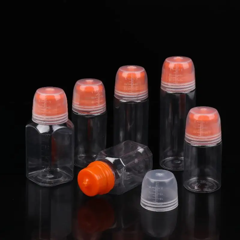 1 pçs redondo quadrado vazio molho de plástico espremer garrafas recipientes de condimento recarregáveis com graduado para molho de salada óleos para churrasco