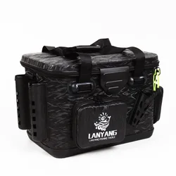 Unfolding Fishing Bag Adult Box Backpack Tank Outdoor Shore Fishing Shoulder Carry Sling Hand Multifunction Fishing Rod Holder