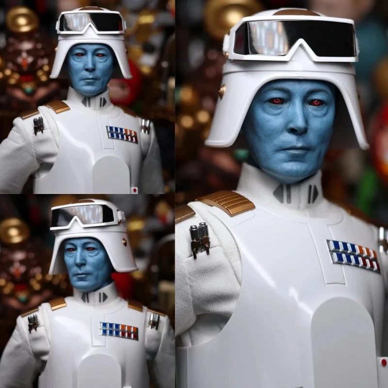 

Hot Toys 1/6 Scale TMS169 Star Wars Grand Admiral Thrawn Imperial Armor Action Figure Collectible Model Toy Gift