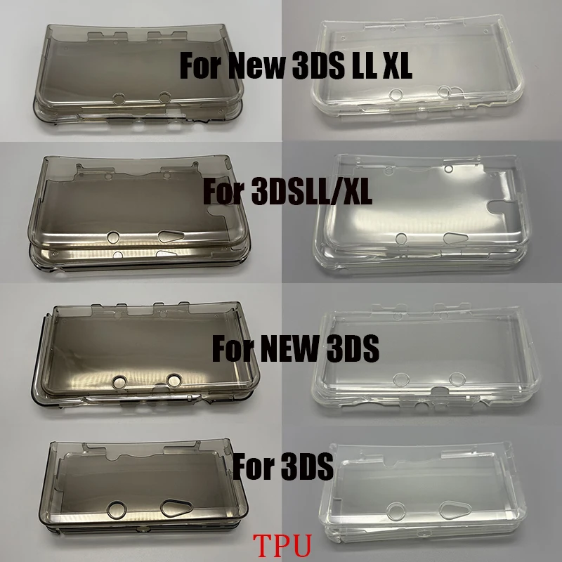 

1PC High Quality TPU Silicone Sleeve For New ND 3DS LL/NEW3DSXL Handheld Soft Crystal Case Game Console Protective Case