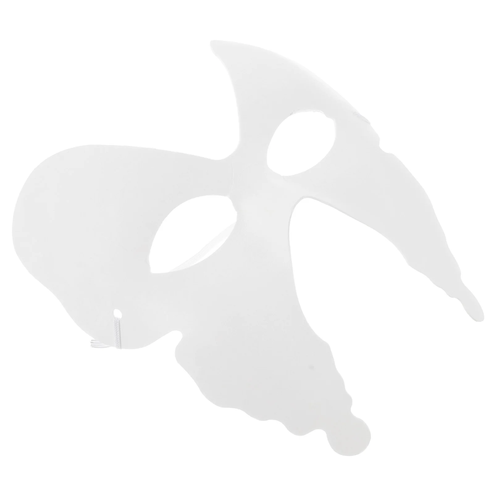 6 Pcs Cosplay DIY Butterfly Mask Child Adult Craft Decorate Pulp Blank Masquerade Masks