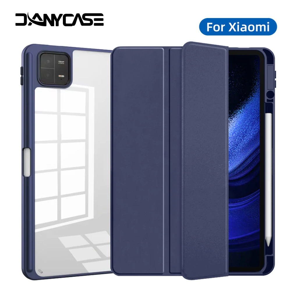 

For Xiaomi Pad 8 7 6 5 Pro Cover For MiPad 5 6 11in Cover For MiPad 8 7 11.2in Auto Wake up & Sleep With Stand