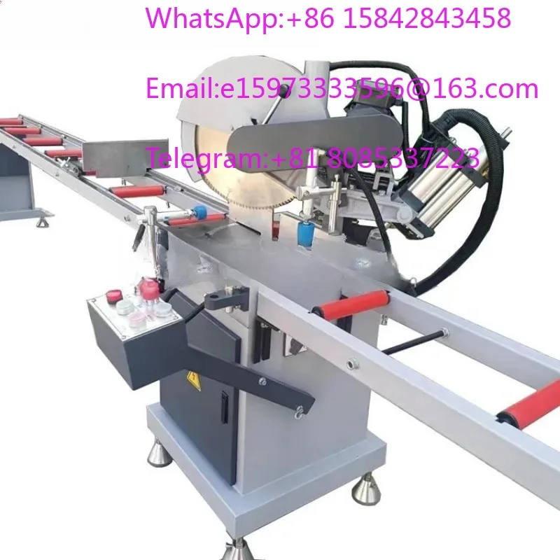 Single Head Aluminum Cutting Saw Machine Precision Aluminium Profile Cutter For Window And Door