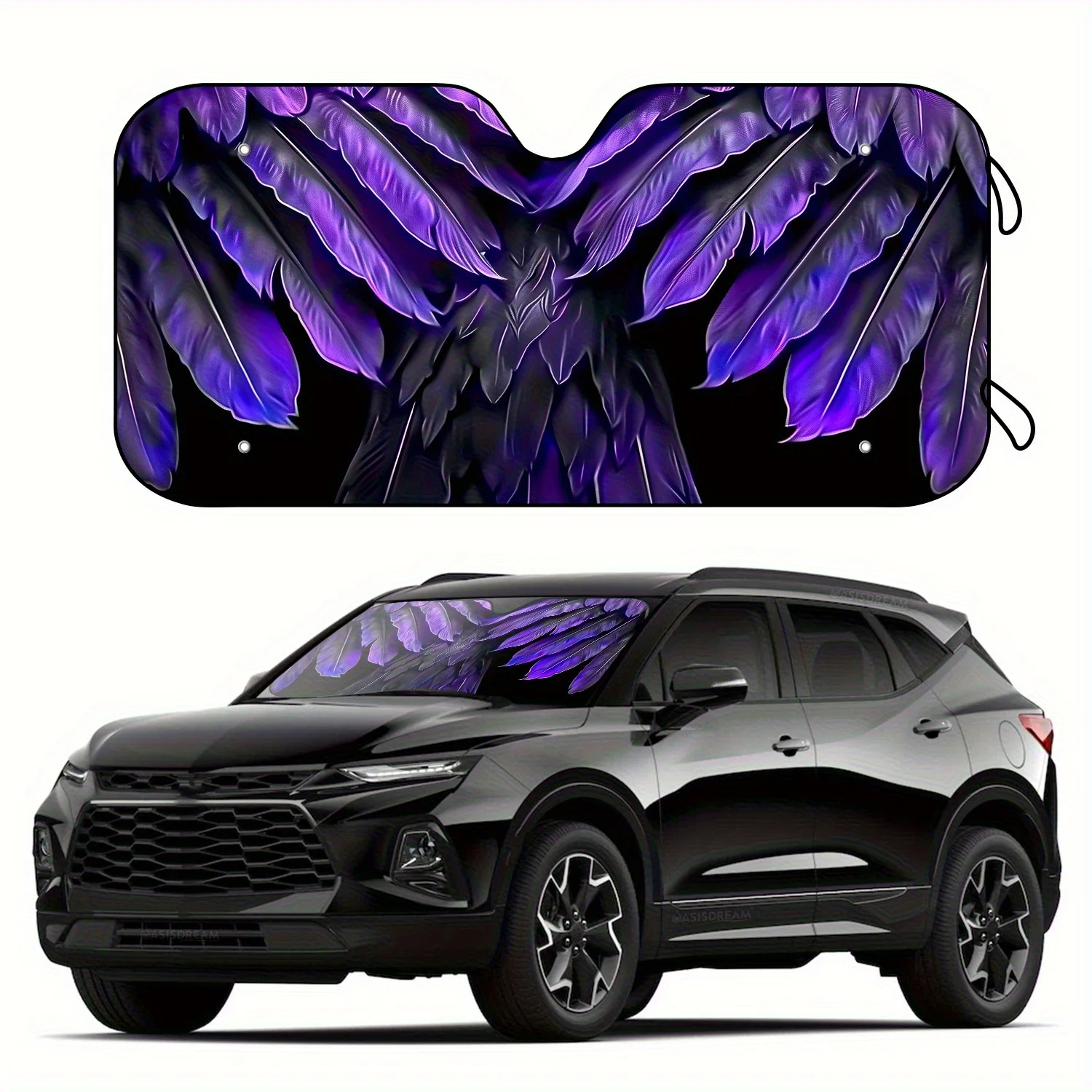 

Солнцезащитный козырек на лобовое стекло Adiffly Purple Wings RV — 57 x 27,5 дюймов, поставляется с 4 присосками, сохраняет интерьер внедорожника