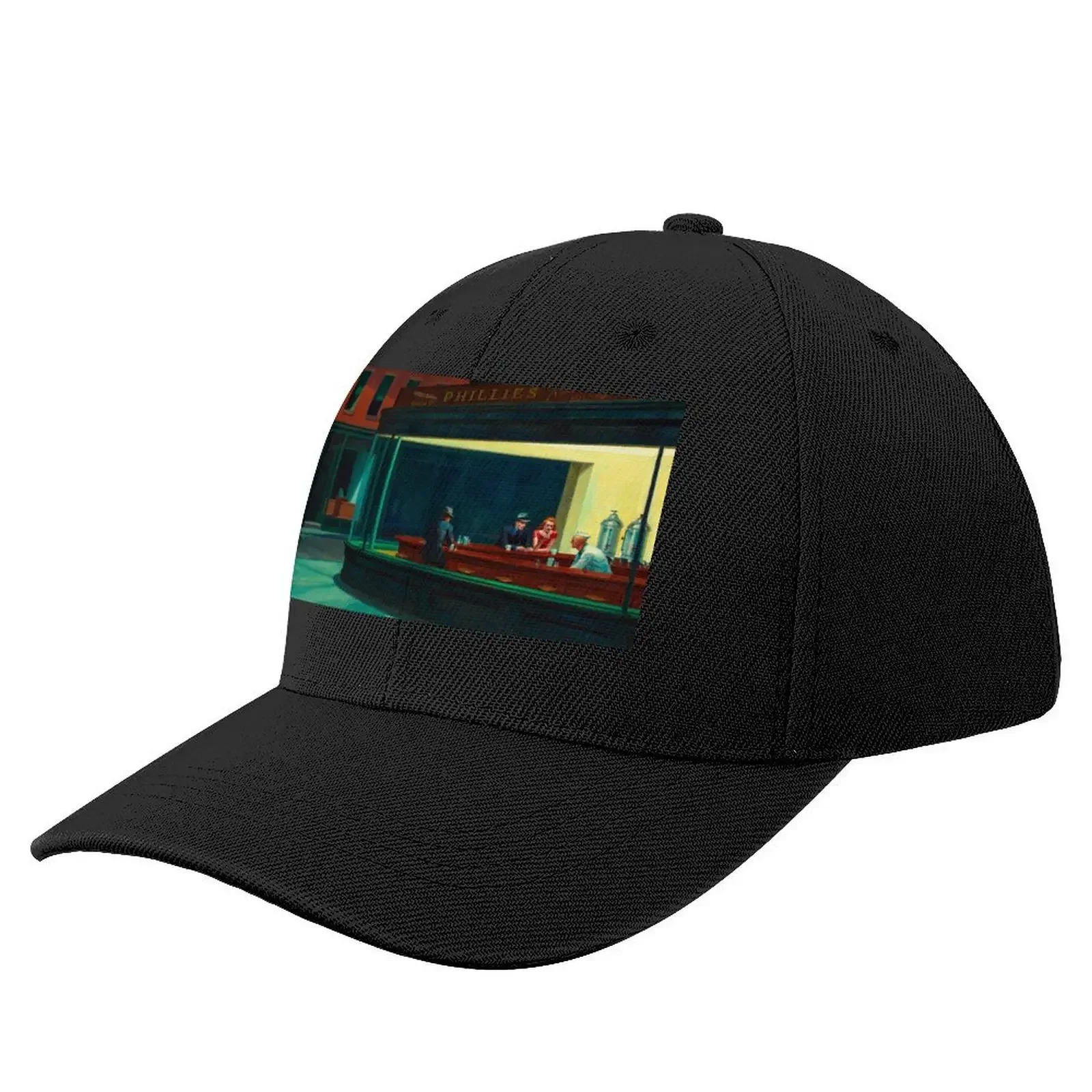 Edward Hopper Nighthawks Baseball Cap Rave Hat Beach Cosplay Men Women's