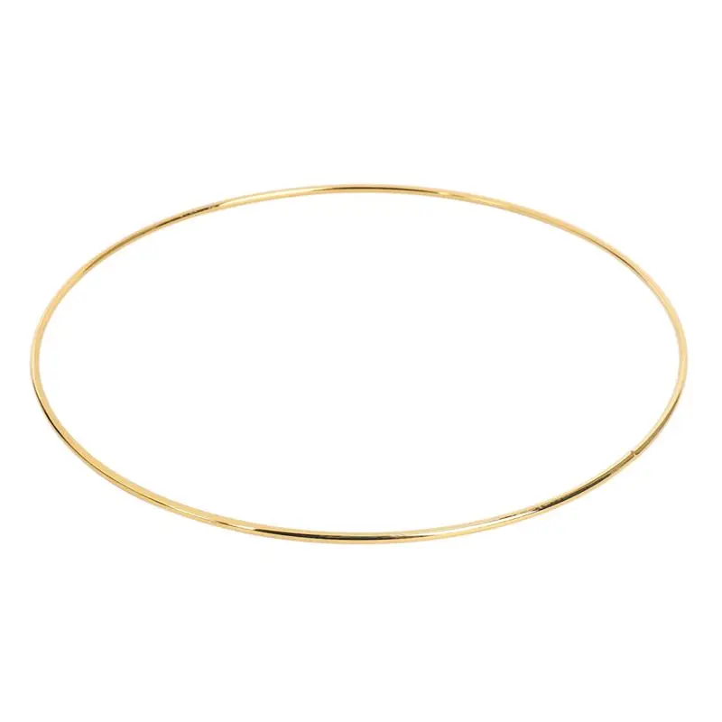 ABGG-24Pcs 8 Inches Dream Catcher Rings Metal Hoops Macrame Ring For Crafts And Dream Catcher Supplies, Gold