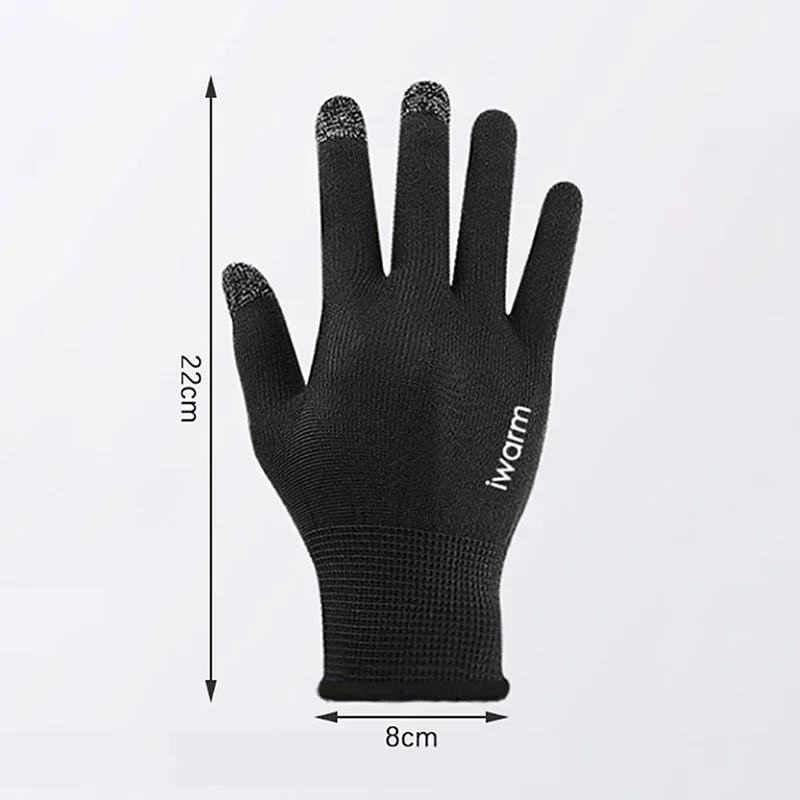 Guantes cálidos impermeables de invierno para ciclismo, guante térmico antideslizante para pantalla táctil, guante de esquí de dedo completo