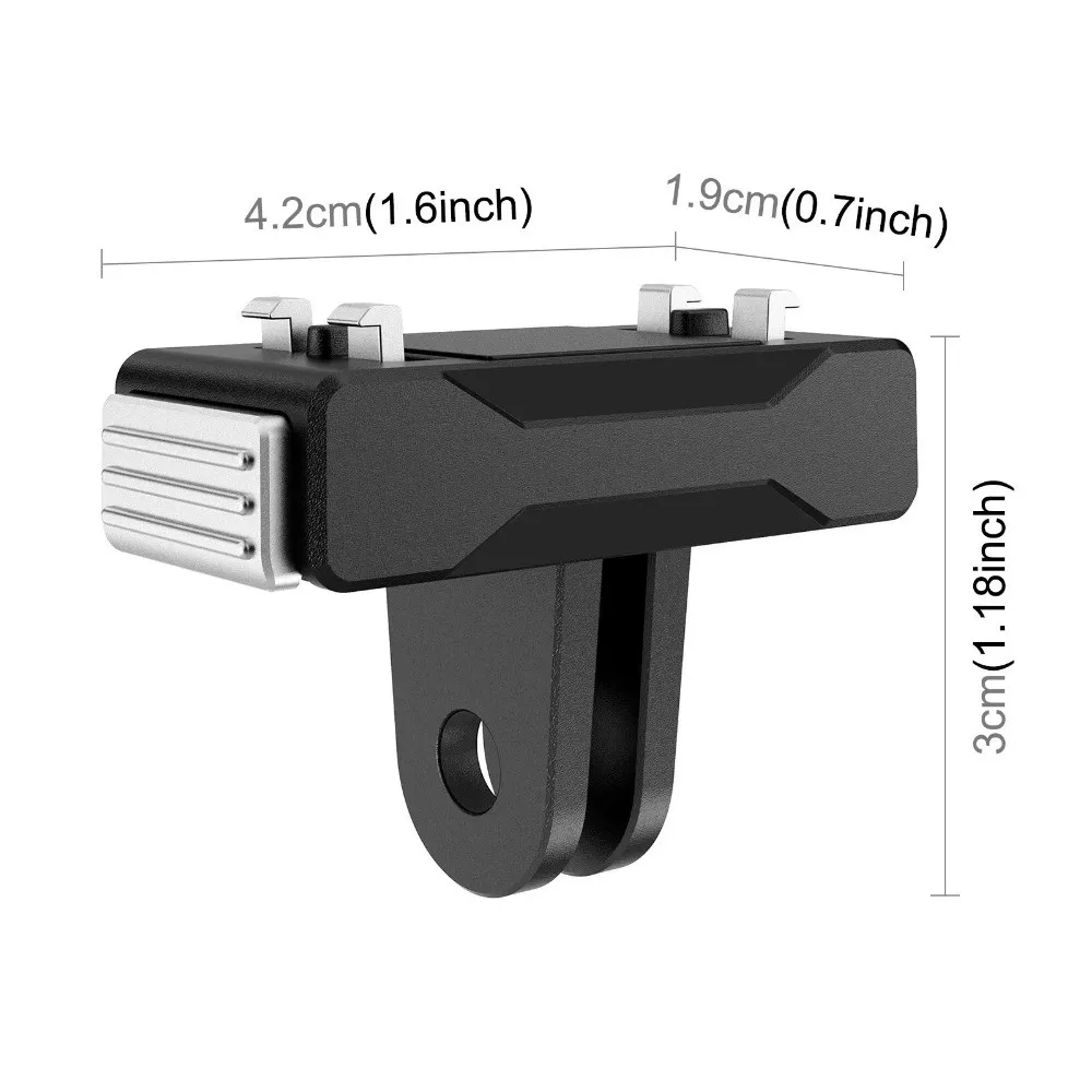 Magnetische Quick Release Mount Base Antislip Pad Lichtgewicht magnetische adapterbasis voor insta360 X5 / Ace Pro / Ace Pro 2