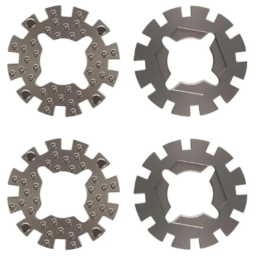 5pcs 1 Inch Diameter Universal Shank Converter Wood Plastic Composite Compatible Universal Shank Oscillating Tool Blades