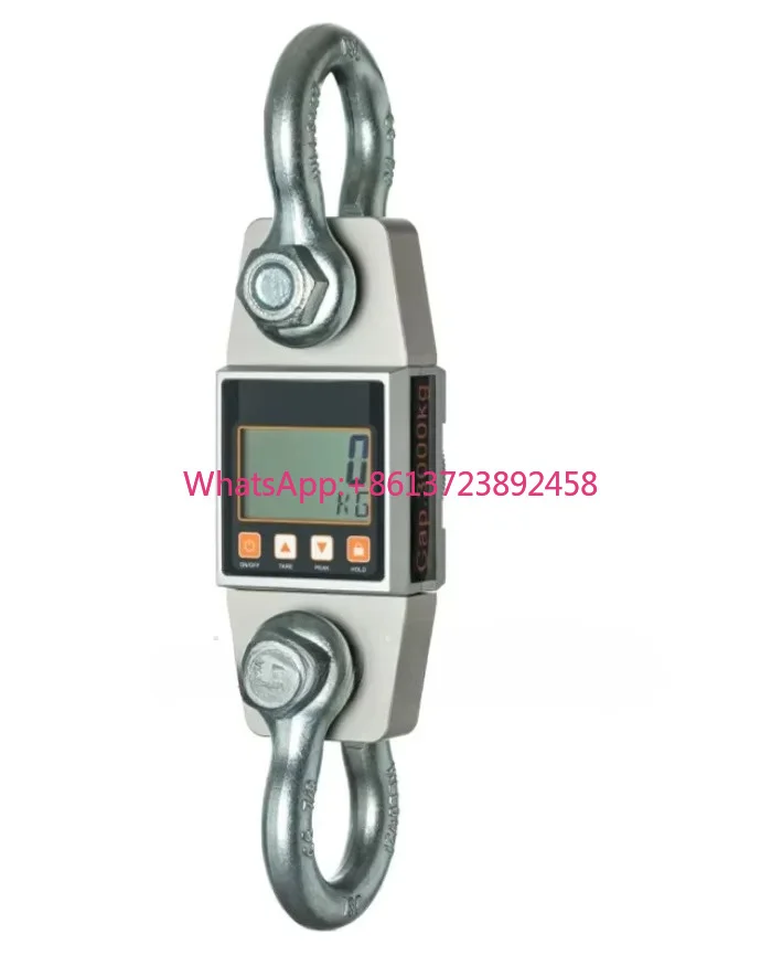 Dynamometer 1 Ton 5 Tons 3000KG Digital Electric Lifting Scale Tension Machine 1-50 Tons Industrial Grade Marine