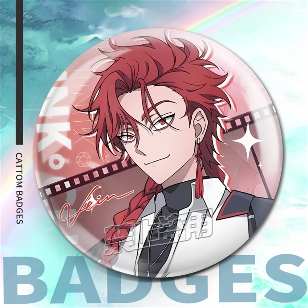 58mm Anime Link Click Li Tianchen Jo Lu Guang Chengxiaoshi Cosplay COSTUME Badge Pin SPTE Tinplate Brooch﻿ Prop Xmas Gilf