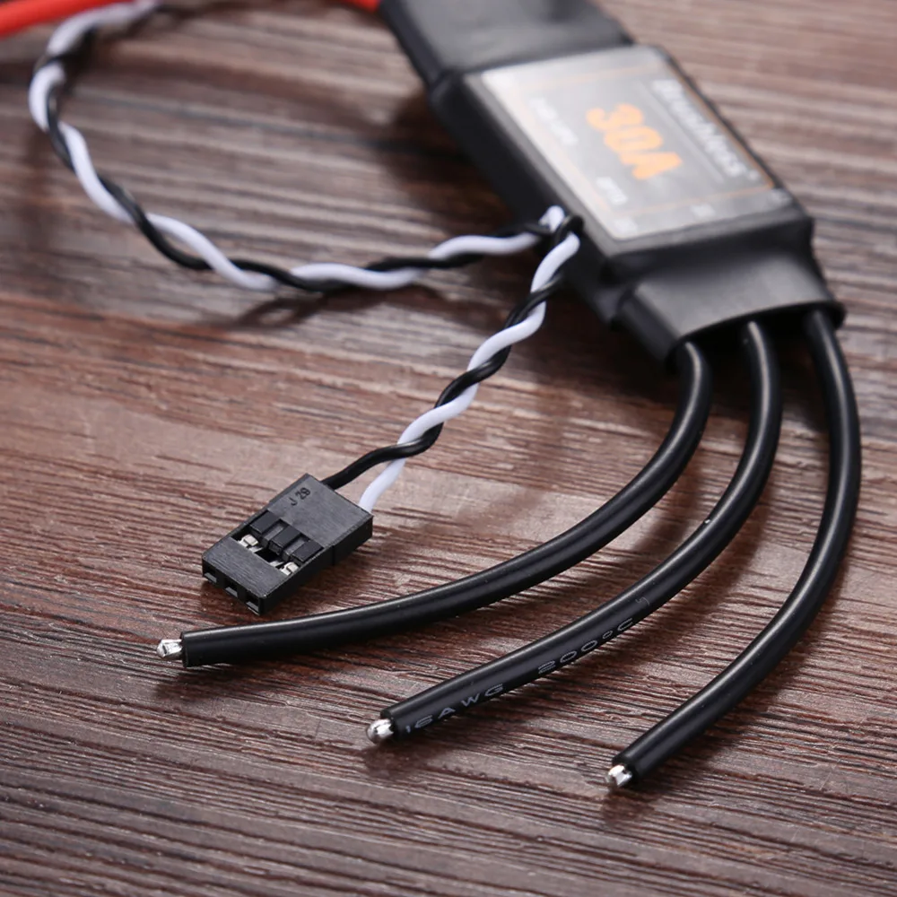 30A 2-6S Lipo بدون فرش ESC No BEC معدل تحديث عالي لمروحيات الطائرات متعددة المحاور Rc