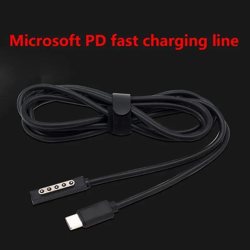 R53C PD Type C Cable Support 12V Output Type-C Charging Cord for Surface 1/ 2
