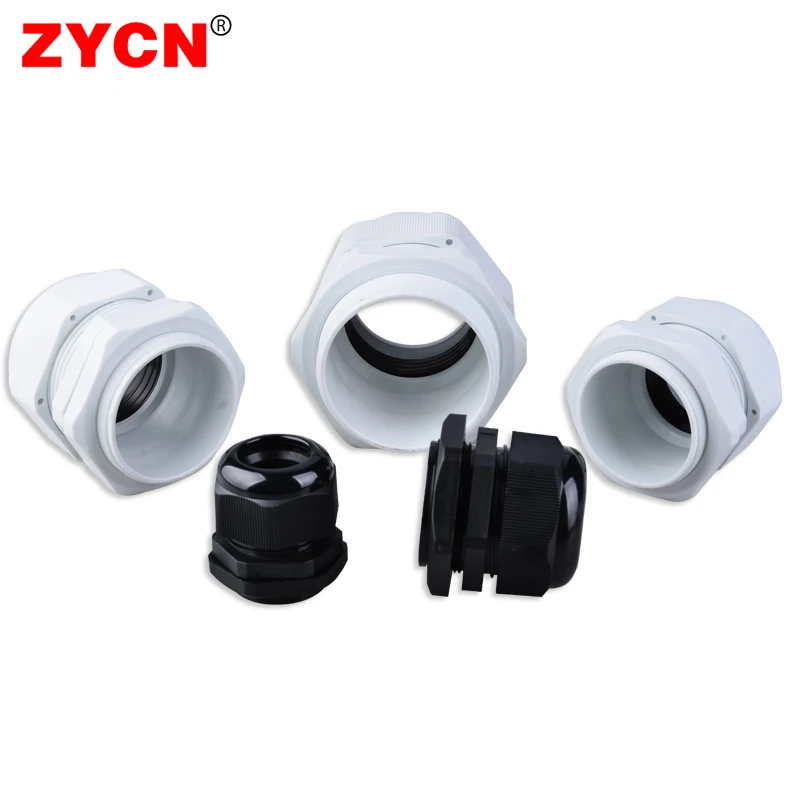 5/10pcs Waterproof Cable Gland Cable Entry IP68 PG7 for 3-6.5mm PG9 PG11 PG13.5/16/19/21 Nylon Plastic Connector Sleeve Joints