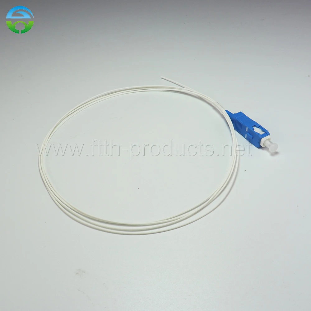 10 Pcs Pigtail SC/UPC SM Simplex G652D PVC 0.9มม