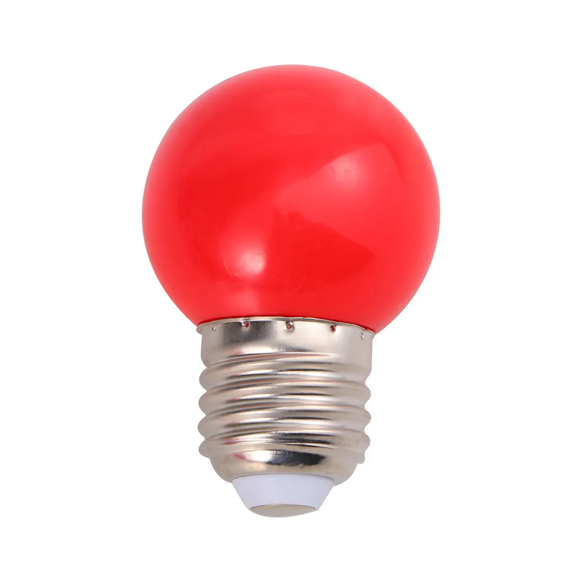10Pcs Running LED Lamp Bulbs Colorful Outdoor Lantern Light Bulbs Red 2W Pc Shell Festival Party Garden Wedding Decoration