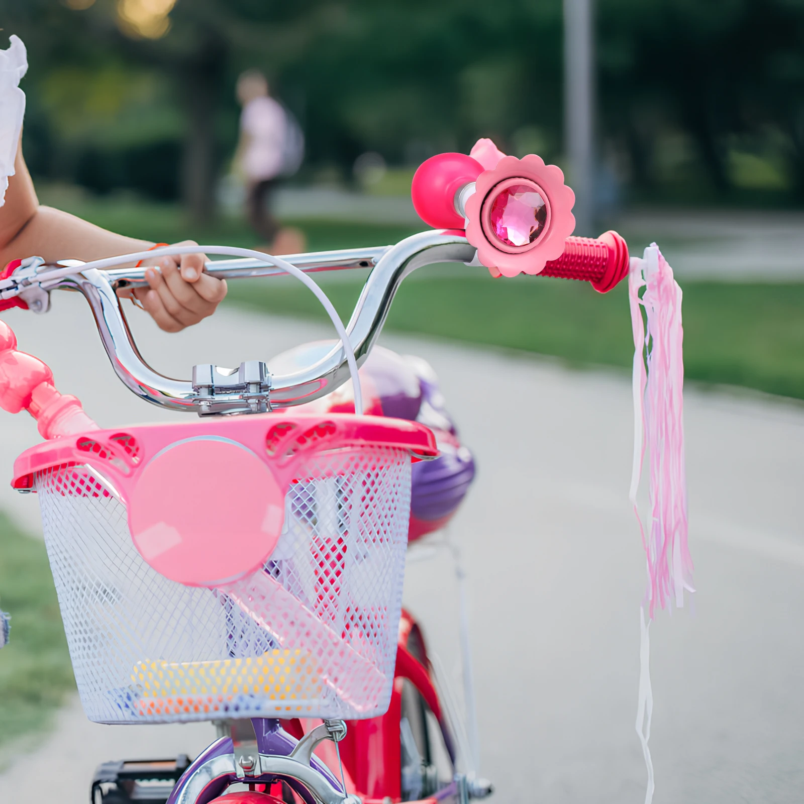 

Bicycle Horn Kids Bike Bell Clear Sound Adorable Design Easy Installation Iron Materials Accessories