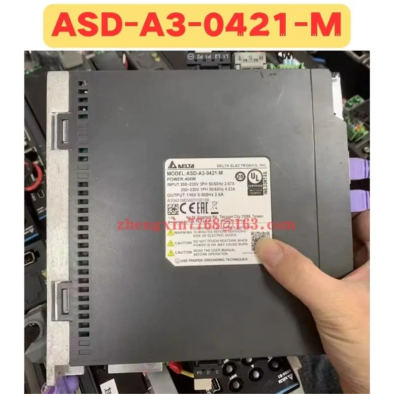 Used Servo Drive ASD-A3-0421-M ASD A3 0421 M Normal Function Tested OK