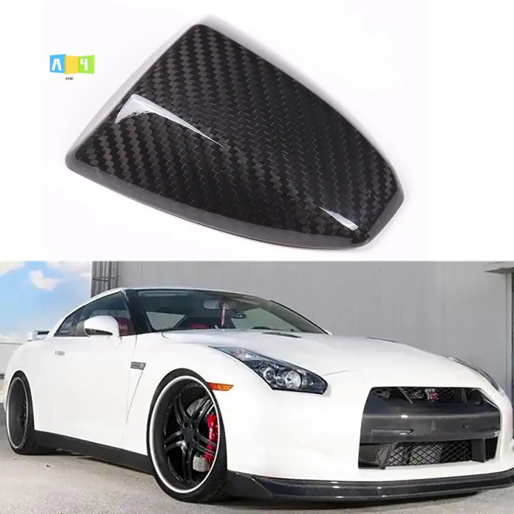 

A04E-Fit For Nissan GTR R35 2008-2016 Real Carbon Fiber Car Roof Antenna Cover
