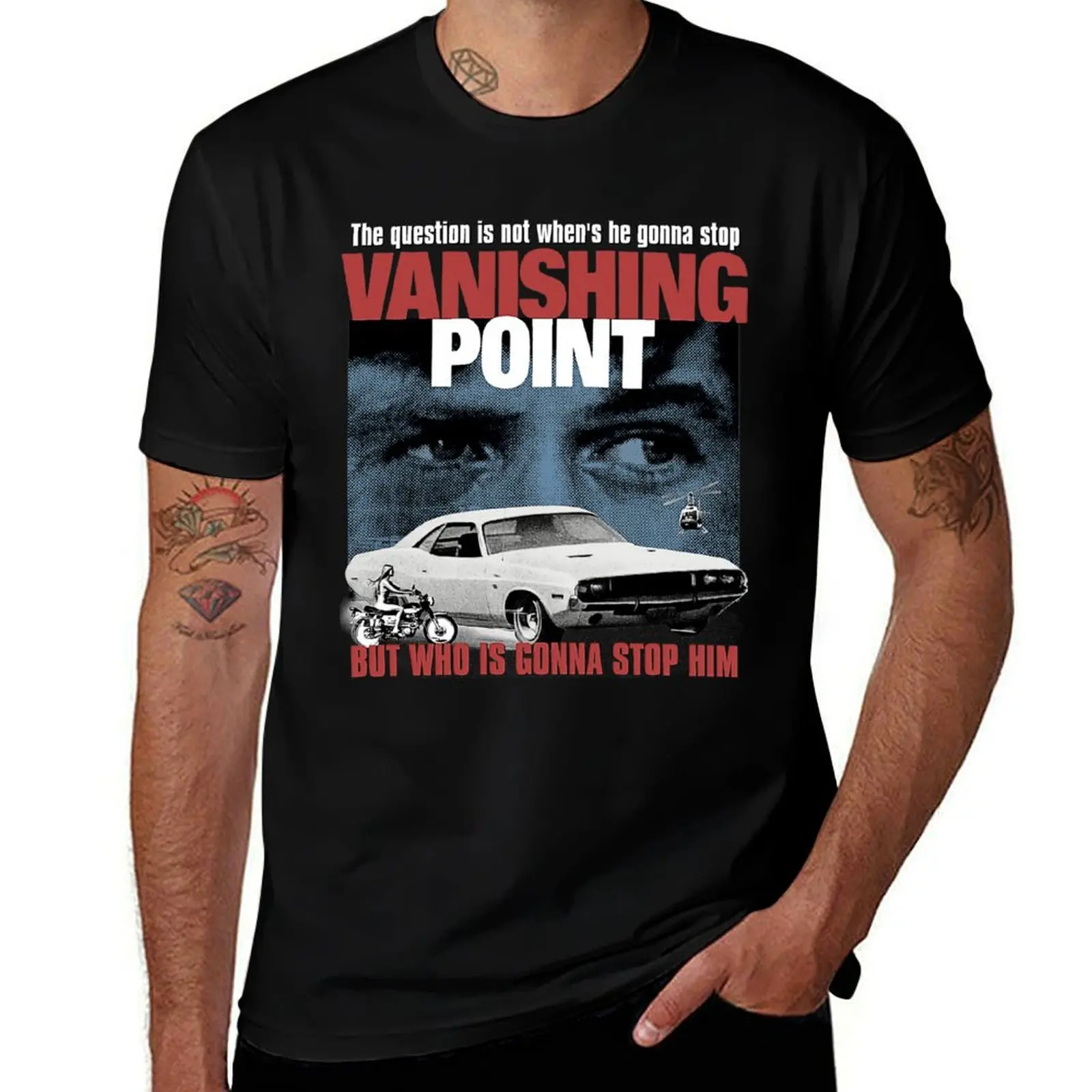 Vanishing Point T-Shirt Plus Size Short Sleeve T-Shirt