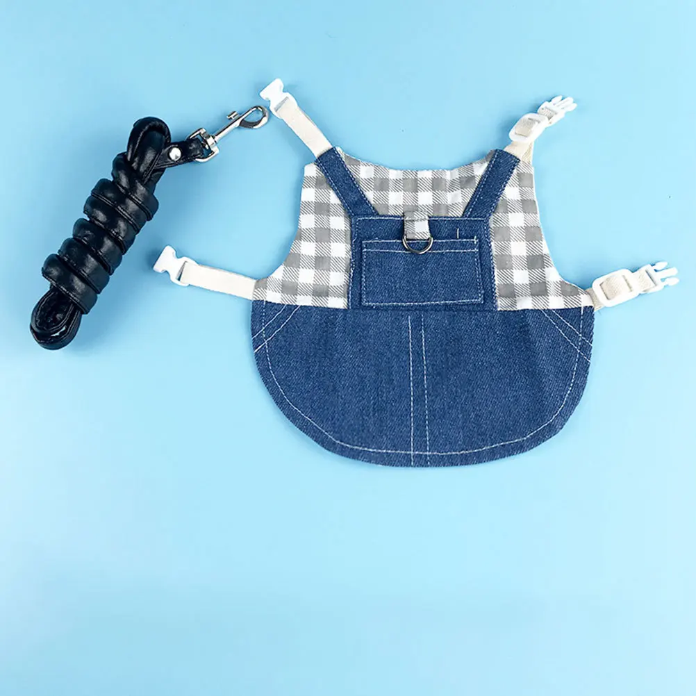 

Rabbit Leash Harness Kit Small Pet Bunny Harness Adjustable Lightweight Comfortable Traction Rope for Walking Rabbit Leash
