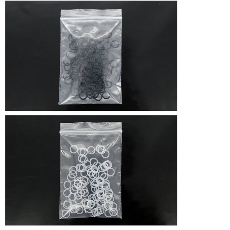 100pcs/Set Waterproof Rubber Ring For iPhone X-13PM Solve Back Camera Lens Sinking Problem After Change Big Hole Back Glass